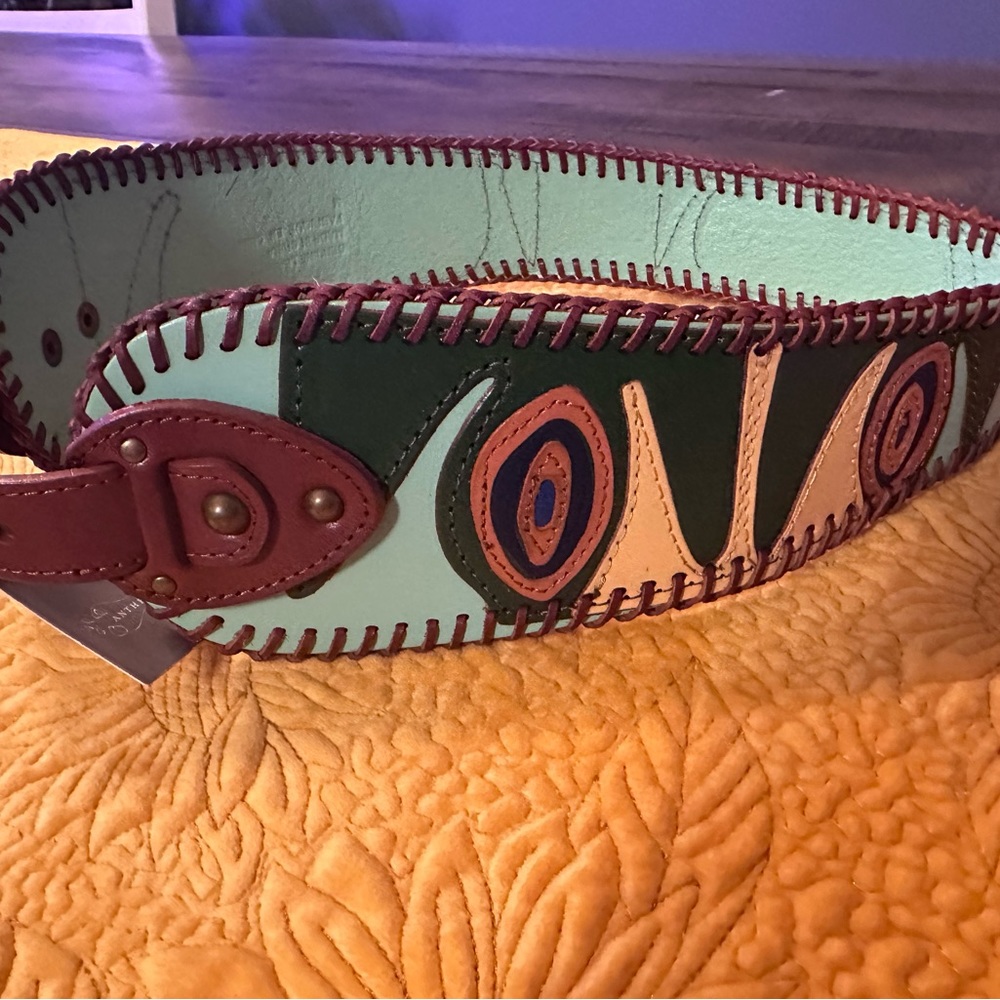 NWT Anthropologie waste leather belt